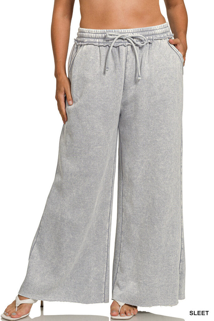 Rather Be Home Acid Wash Sweats