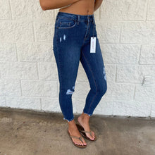 Load image into Gallery viewer, Distressed Skinny Jeans
