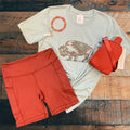 Desert Bloom Biker Shorts