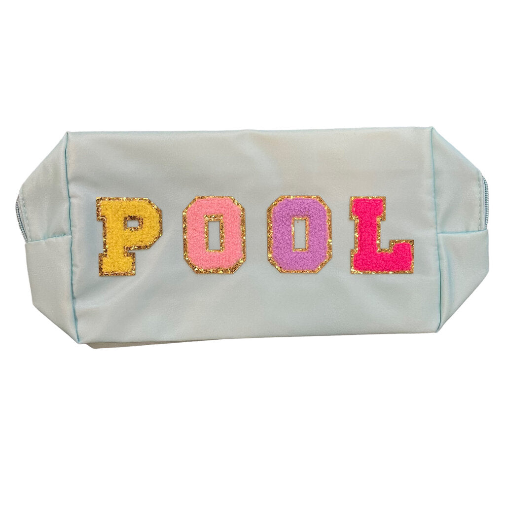 Chenille Letter Pouch