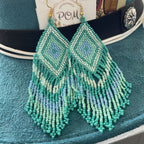 Ombre Seed Bead Earrings