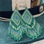 Ombre Seed Bead Earrings