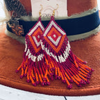 Ombre Seed Bead Earrings