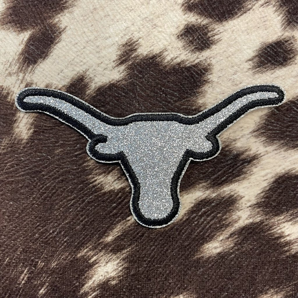 Glitter Longhorn Patch