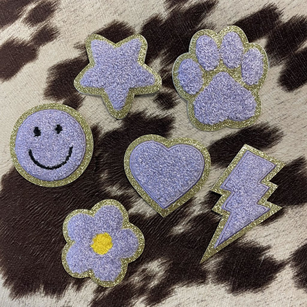 Chenille Patch- Purple