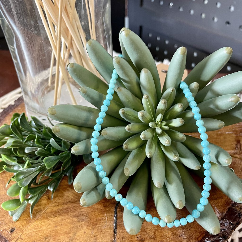 Turquoise Bead Necklace