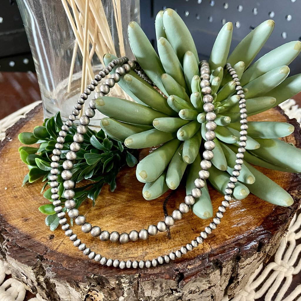 Double Navajo Pearl Necklace