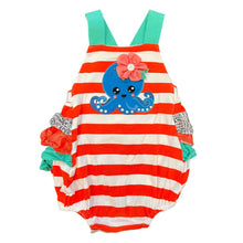 Load image into Gallery viewer, Ricrac &amp; Ruffles Romper
