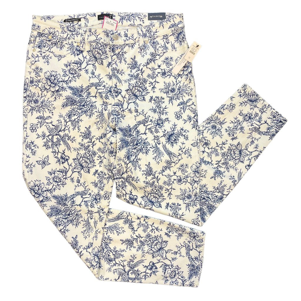 Talbots Blue Flower Pants