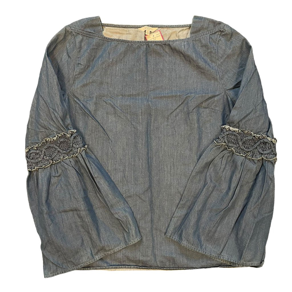 Crown & Ivy Denim Top