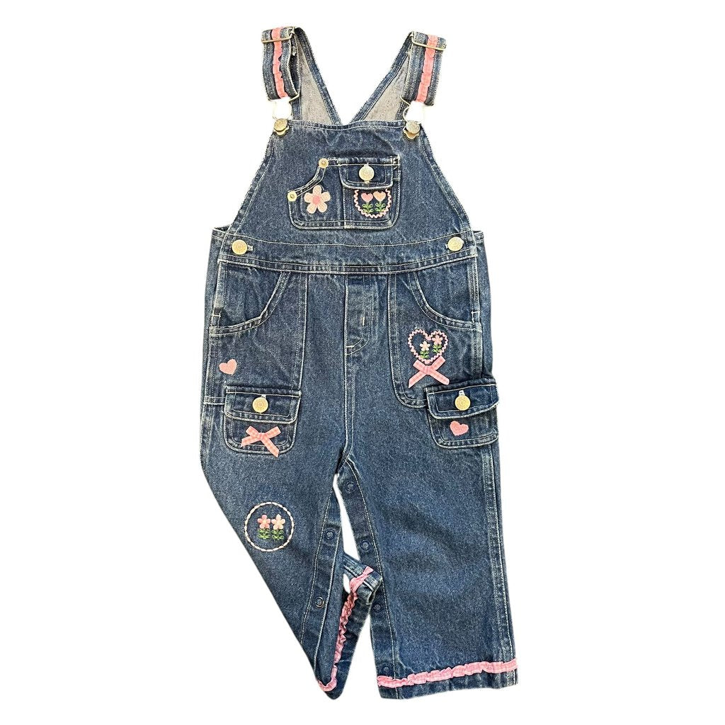 Embroidered Overalls