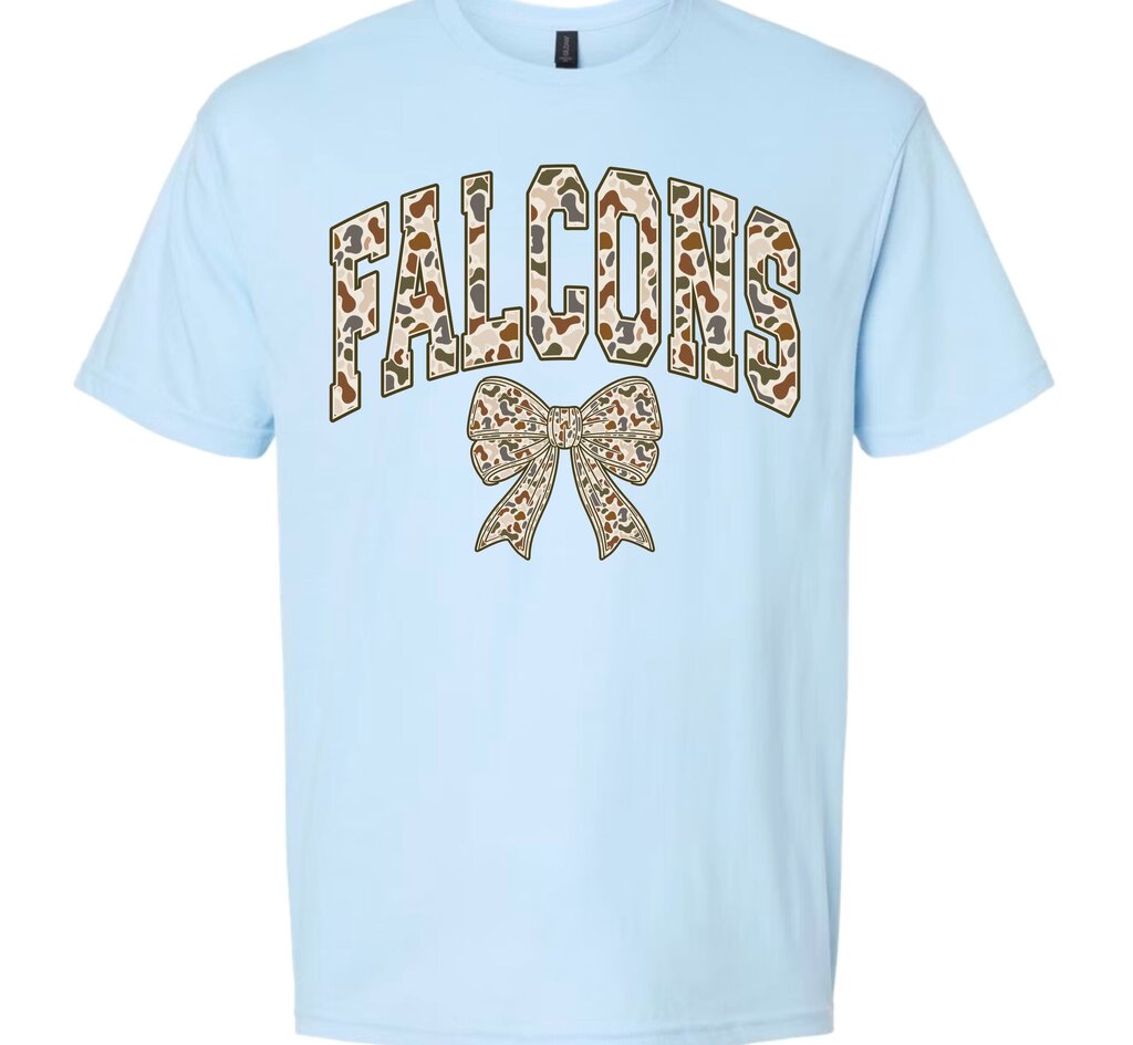 Falcons- Camo Bow