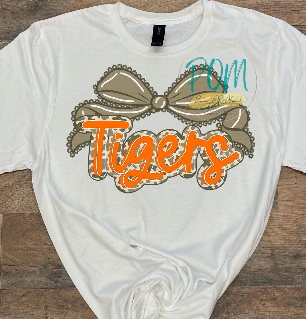 Tigers Camo Bow