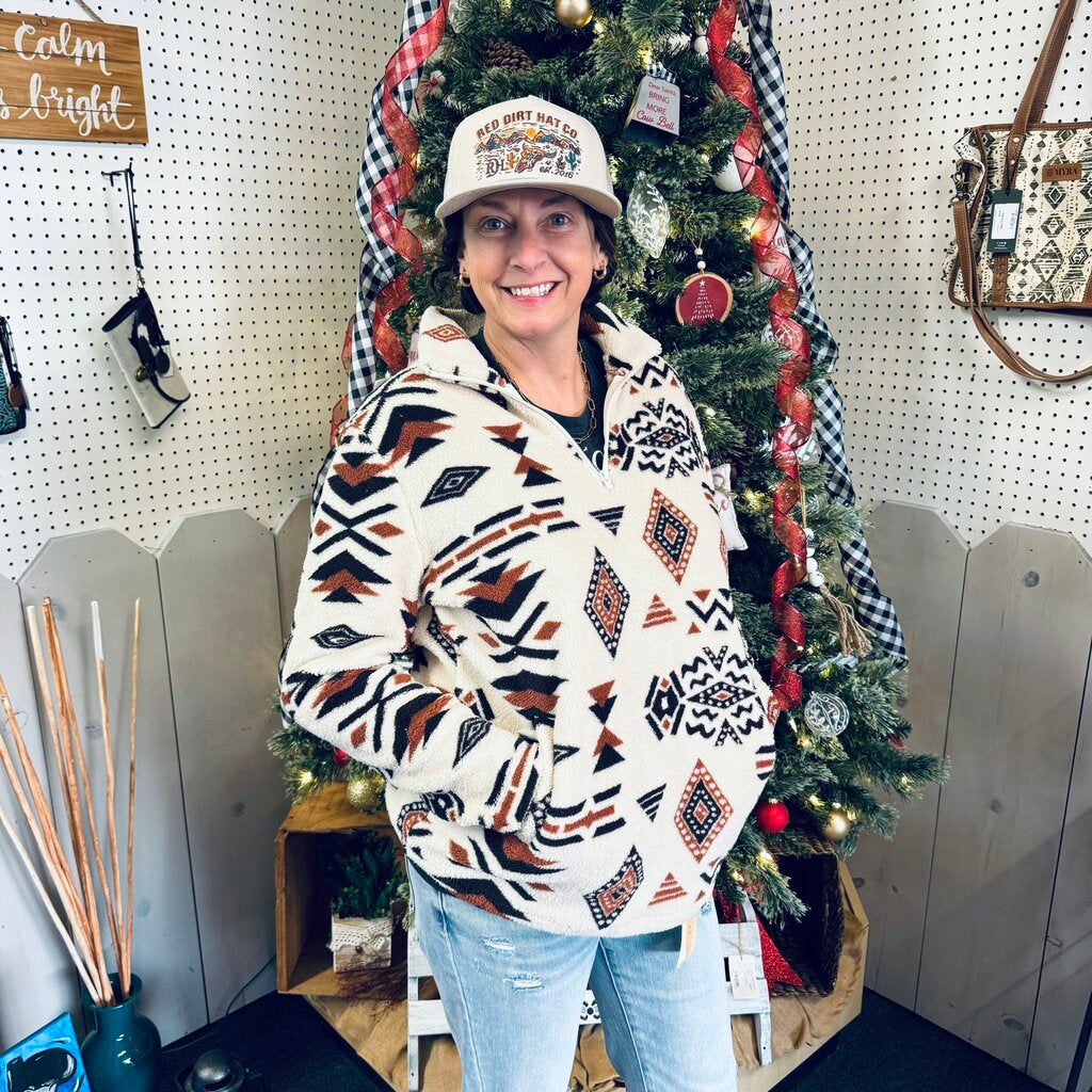 Aztec Fleece Pullover