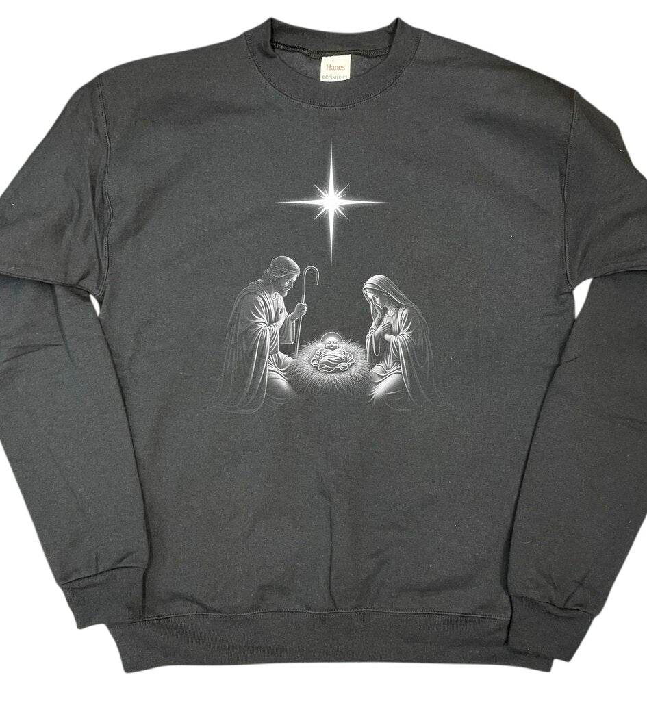 Christ Is Born Crewneck