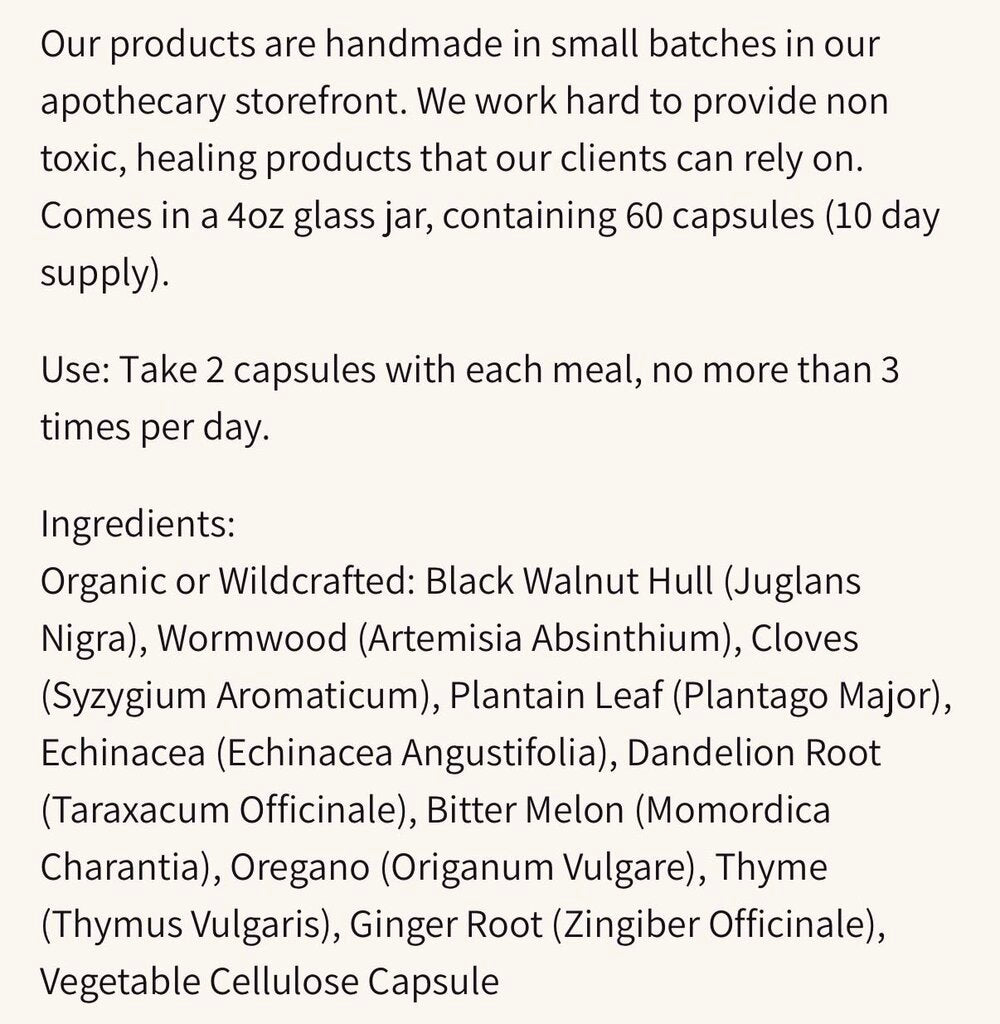 10 Day Parasite Cleanse