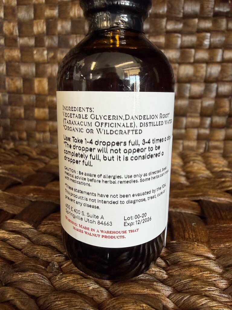 Dandelion Root Tincture