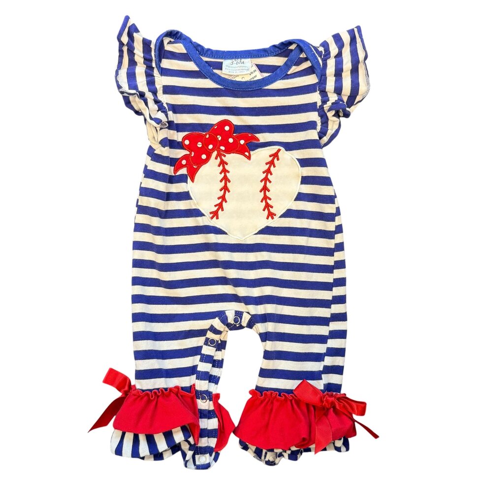 Baseball Romper