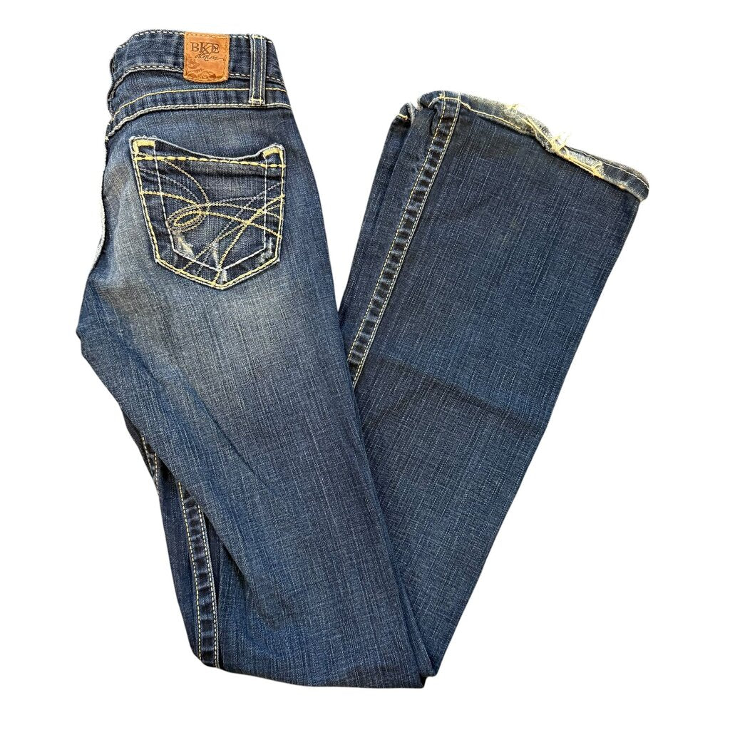 Buckle Flare Jeans