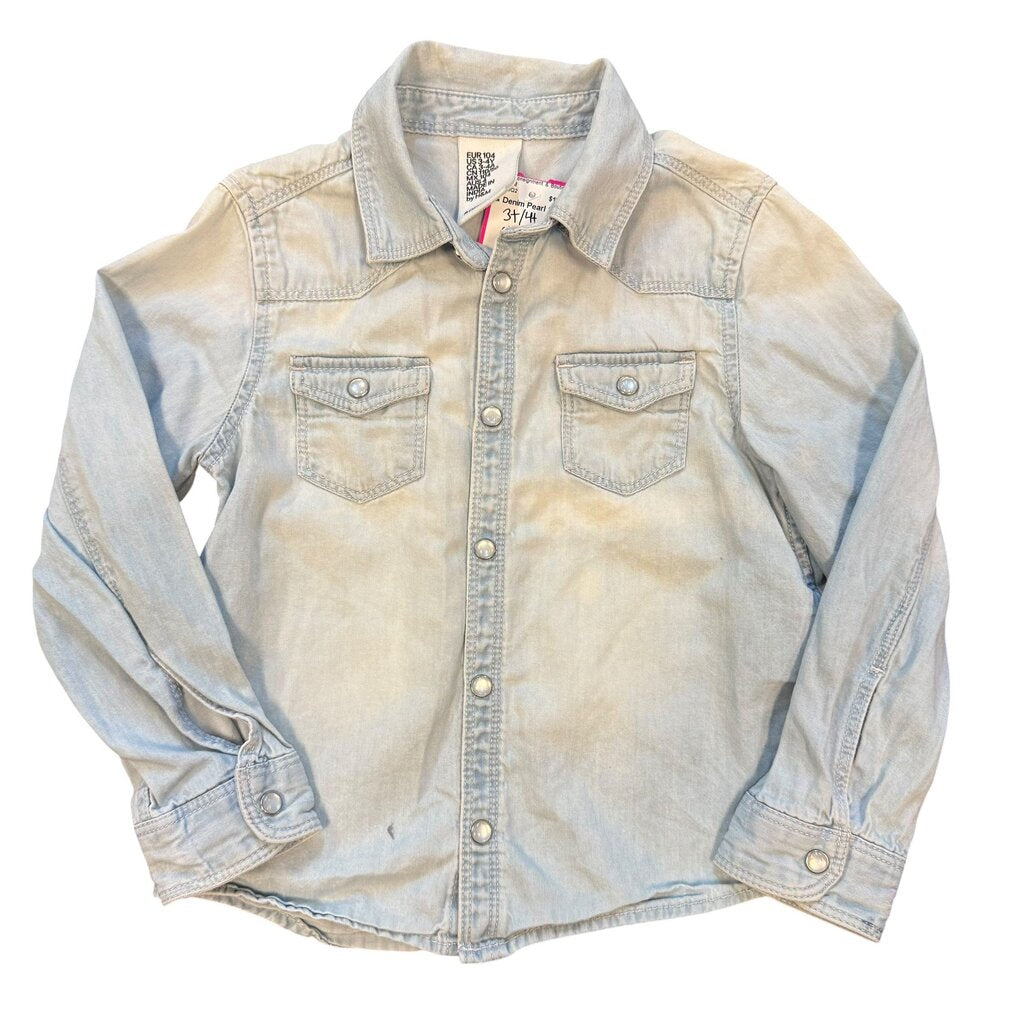 & Denim Pearl Snap