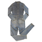 Free People Denim Jumpsuit