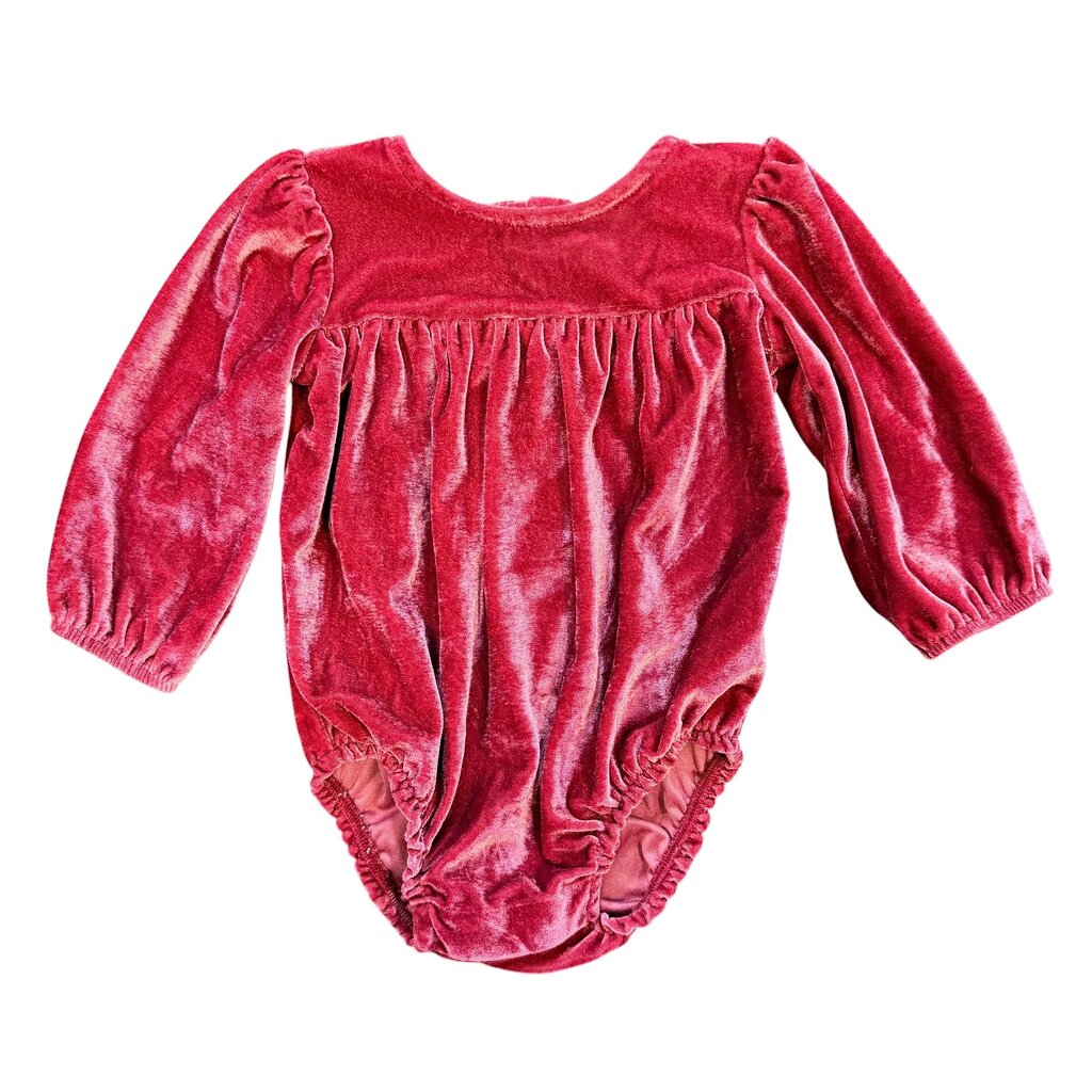 Carters Velvet Romper