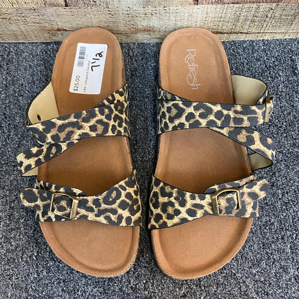 Leo Sandal- Leopard