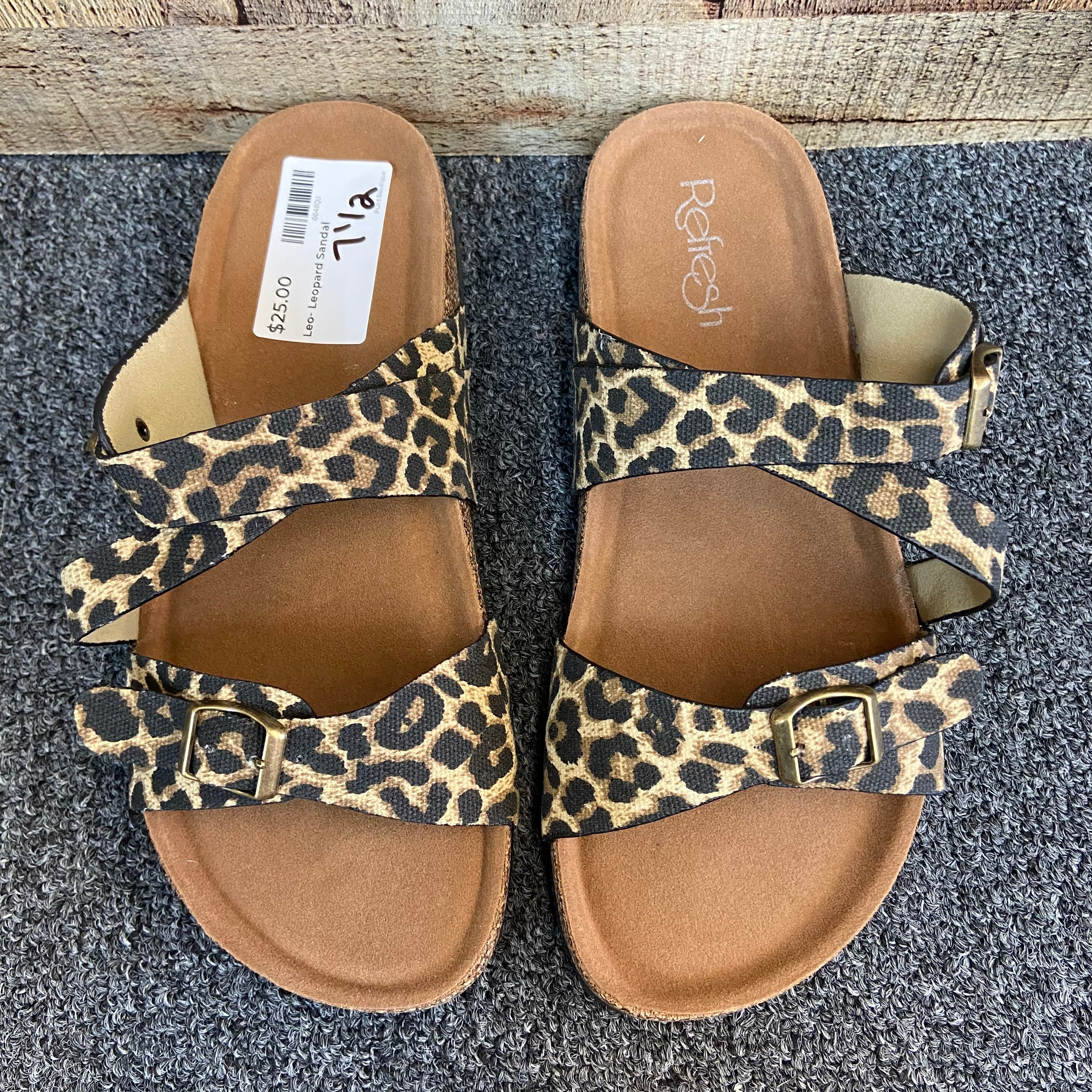 Leo Sandal- Leopard