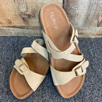 Leo Sandal- Taupe