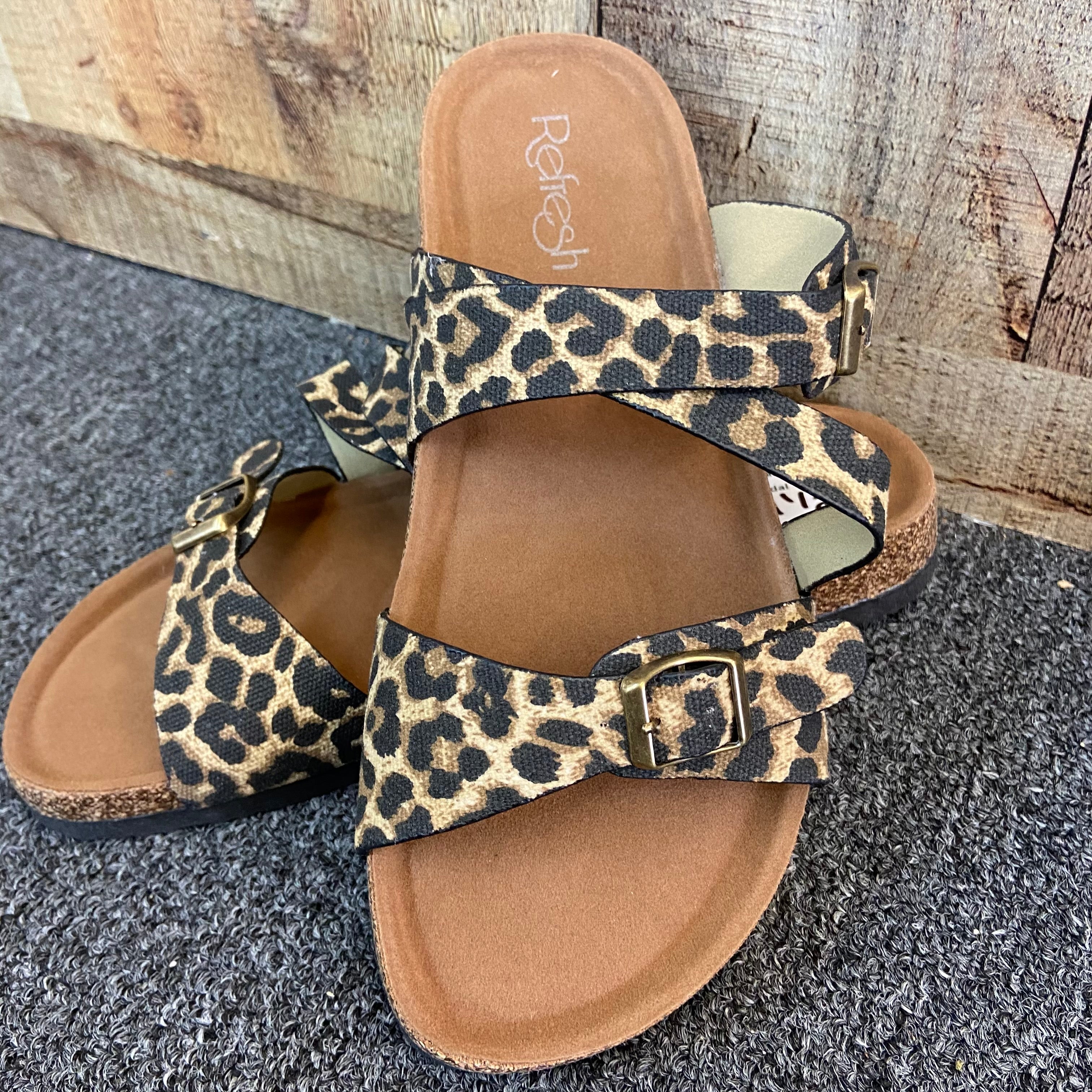 Leo Sandal- Leopard