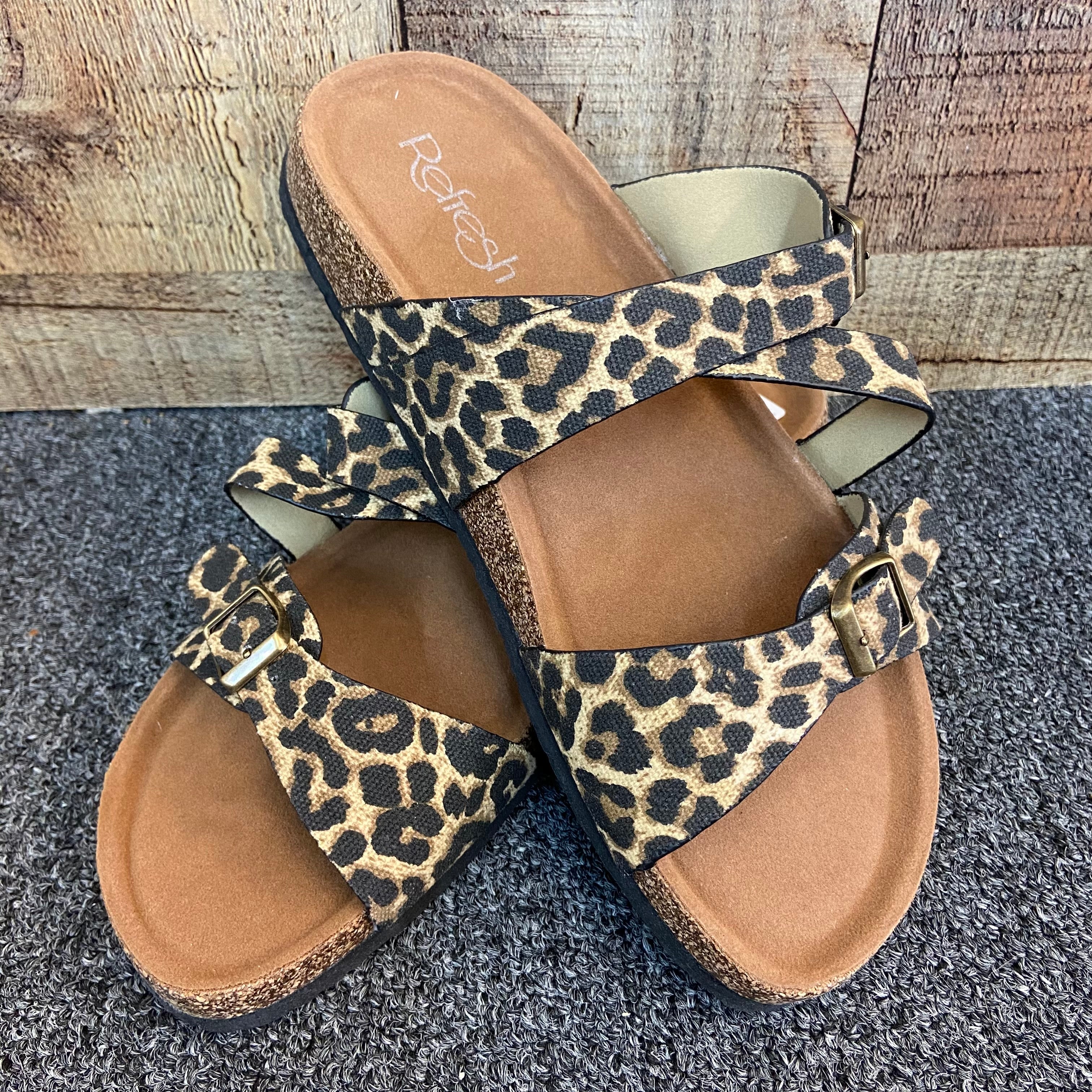Leo Sandal- Leopard