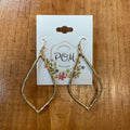 Hammered Teardrop Earrings